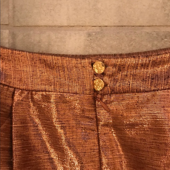 Leona by Lauren Leonard Metallic Skirt 2 - Picture 4 of 6